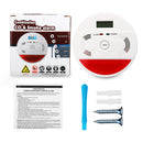 LCD Digital CO Carbon Monoxide Smoke Detector Alarm Poisoning Gas Warning Sensor