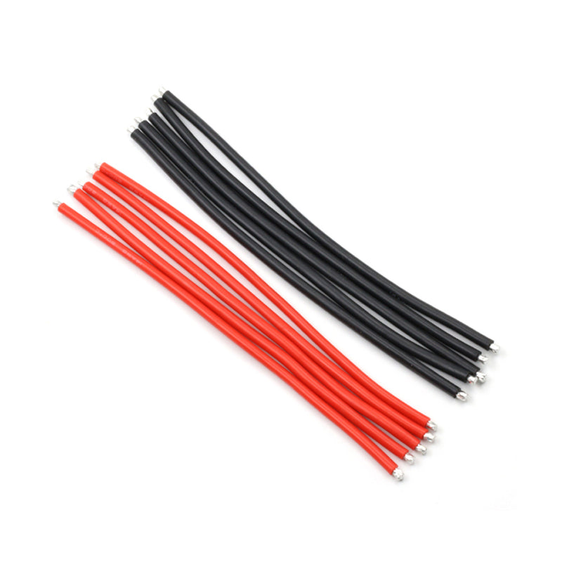 10pcs 15CM 14AWG Silicone Wire Cable Black Red for FPV RC Airplane Model