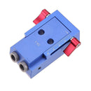 5pcs Pocket Hole Jig Kit System Woodworking Joinery Step Drill Bit Wood Oblique Drill Guide Tool