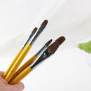 Memory 6 Pcs Odd Numbers Artist Wolf Horse Hair Painting Brush Set Acrylic Oil Painting Pen Watercolor Art Supplies