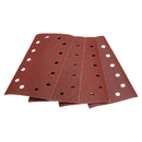 10pcs 115mm x 230mm 14 Holes Abrasive Sanding Paper 60/80/120/240 Grit Sand Paper