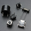 Geekcreit DIY C51 Mini Creative Simple White Desktop Electronic Clock Kit