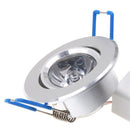 Dimmable AC85-265V 3W LED RGB Colorful Ceiling Light Down Lamp with Remote Control