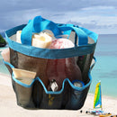 Outdoor Travel Portable Mesh Beach Handbag Tote Toys Storage Bag Pack Organizer Pouch