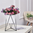 Geometric Metal Flower Pot Stand Chic Indoor Garden Plant Holder Display Planter