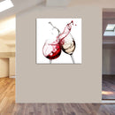 Red White Glasses Kitchen Wall Sticker Art Pictures Wall Art Prints Unframed