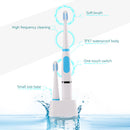 Electric Toothbrush IPX7 Waterproof One-touch Switch Soft Brush Head Low Noise Teeth Brush Whitening Kit