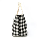 KCASA KC-BCH04 Cotton Linen Zipper Insulated Cooler Lunch Tote Bag Lady Handbag Food Organizer