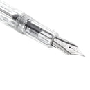 Wingsung 699 Transparent Vaccum Filling Fountain Pen F / M / Bent Nib Gift Box