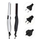 Electric Hair Styling Curler Multi-functional Negative Ion Heating Beard Styler Hair Straightener Comb
