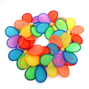 IPRee Camp 8 Flowers Colorful Rainbow Dazy Spinner Windmill Lanyard Flags Tent Yard Outdoor