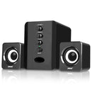 SADA D-202 bluetooth USB 2.1 Wired Bass Stereo Music Player Subwoofer Sound Box Computer Speaker for Desktop Laptop Notebook Tablet PC Phone