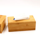 Creative Plain Wooden Tissue Box Cover Wood Holder Car Home Paper Storage