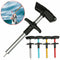 ZANLURE Aluminum Fish Hook Remover T-type Hook Remover Fishing Tool
