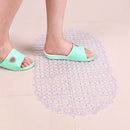 PVC Anti Skid Suction Cup Grip Shower Bath Tub Mat Rug Home Bathroom Carpet Nonslip