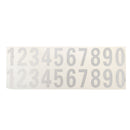 Number Reflective Sticker Car Vinyl Decal Street Address Mail Box Number Stickers White Black
