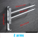 Bathroom Swivel Towel Rack Wall Mounted Heavy Duty Towel Shelf Towel Holder