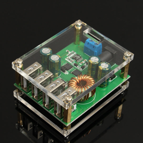 DC-DC 7-60V To 5V 5A 4USB Output Buck Converter Step Down Power Supply Module