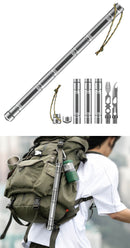 XMUND XD-T01 9 In 1 EDC Survival Multifunctional Tools Blade Fork Wrench Compass Window Breaker Bottle Opener Camping Hiking Picnic