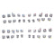 10 Pack Dental Orthodontic Equipment Metal Mesh Bottom Bracket Overall Casting Tools