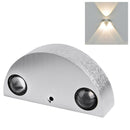 9W 3 LED Wall Lights Warm White/White Up & Down Lamp Sconce Home Bedroom Fixture AC85-265V