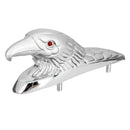 Motorcycle Front Fender Eagle Head Eyes Matt Bonnet Ornament Statue