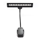LED Clip-on Music Stand Clamp Night Light Bed Table Desk Reading Lamp