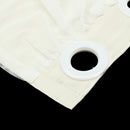 Mediterranean Blockout Double Layer Bridal Lace Sheer Eyelet Curtains Beige Cream