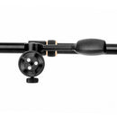 QZSD- ER 3/8 Inch Screw 63cm Lengthened Arm Pole Axis Horizontal Extension Rod for Tripod