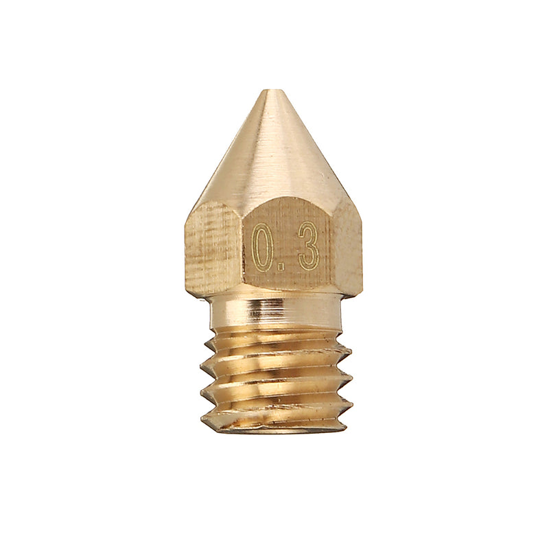5PCS 1.75mm/0.3mm Copper Thread Extruder Nozzle For 3D Printer