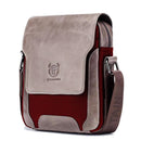 Outdoor Men Handbag Genuine Leather Bag Business Shoulder Bag Portable Briefcase Messenger Bag
