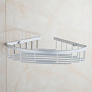 Aluminium Wall Mounted Bathroom Corner Shower Caddies Storage Shelf Rack Holder