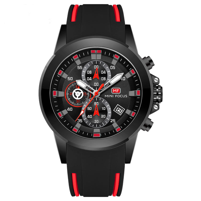 MINIFOCUS 0287G Fashion Men Watch 3ATM Waterproof Chronograph Sport Quartz Watch