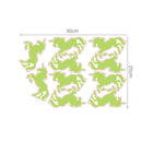 Honana DX-126 10PCS 7X10CM Fluorescent Glow Unicorn Wall Sticker Home Bedroom Decor