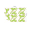 Honana DX-126 10PCS 7X10CM Fluorescent Glow Unicorn Wall Sticker Home Bedroom Decor