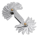 58x Blades US Metric Whitworth 55/60 Thread Measuring Gauge Screw Pitch Tool