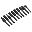 5/10Pcs Woodworking Electric Rotary File Wood Carving Root Milling Tool Cutter Grinding Head Set