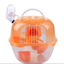 Pet Carring Cage Portable Apple-shaped Hamster Cage Double Deluxe Plastic Outdoor Plastic Hamster Cage Pet Bed