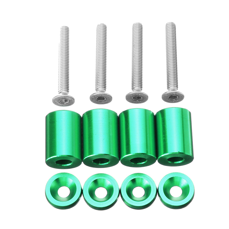 6mm Racing 1inch Billet Hood Vent Spacer Riser Kits For Car Auto Turbo Engine Motor