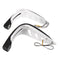 Handlebar Guard With White DRL LED Light Dirt Bike ATV Motocross Motorcycle Handguard Protector