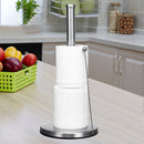 Tissue Holder Toilet Paper Roll Stainless Steel Bathroom Floor Standing Storage Paper Shelf Holder