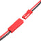 Excellway 10 Pairs 2 Pins JST Male & Female Connectors Plug Cable Wire Line 110mm Red
