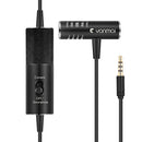Yanmai R933S Clip-on Type Lavalier Omnidirectional Condenser Microphone 3.5mm Mini Microphone for Camera Phone