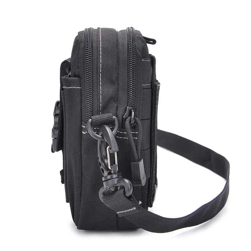 6inch Multifunction Tactical Waist Bag Shoulder Bag Zipper Anti Theft Crossbody Bag Camping Hunting Travel