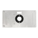 235mm x 120mm x 8mm Aluminum Router Table Insert Plate For Wood Working Benches