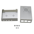 Black/Silver Aluminum Alloy Protective Enclosure Shell Case For Raspberry Pi 4