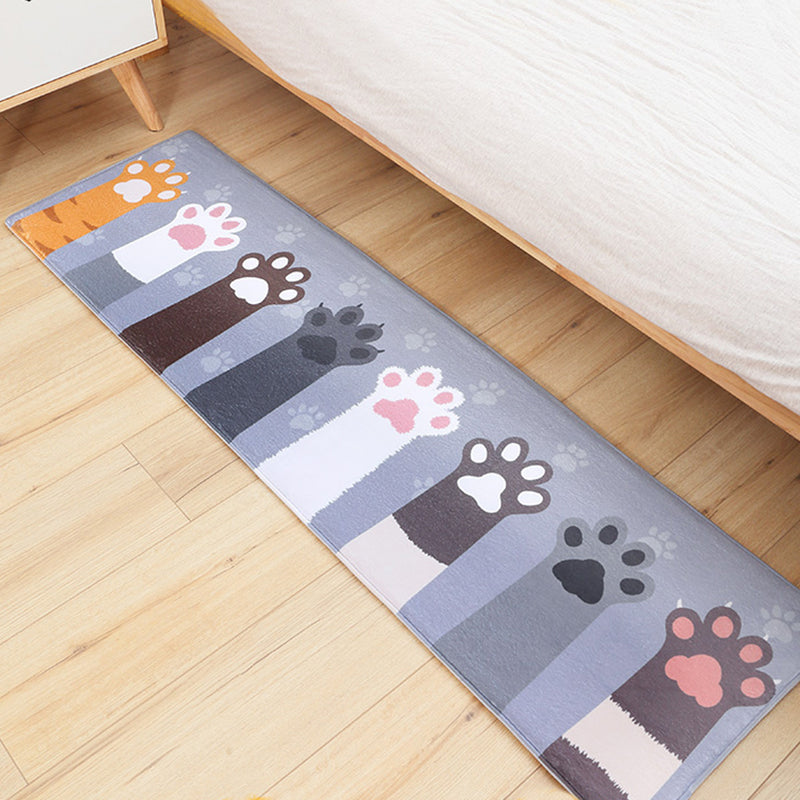 3 Sizes Flannel Cartoon Area Rug Dining Room Home Carpet Floor Mat Anti-Skid