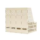 Deli 9848 3-color File Bookshelf In Office And School Stationary Supply