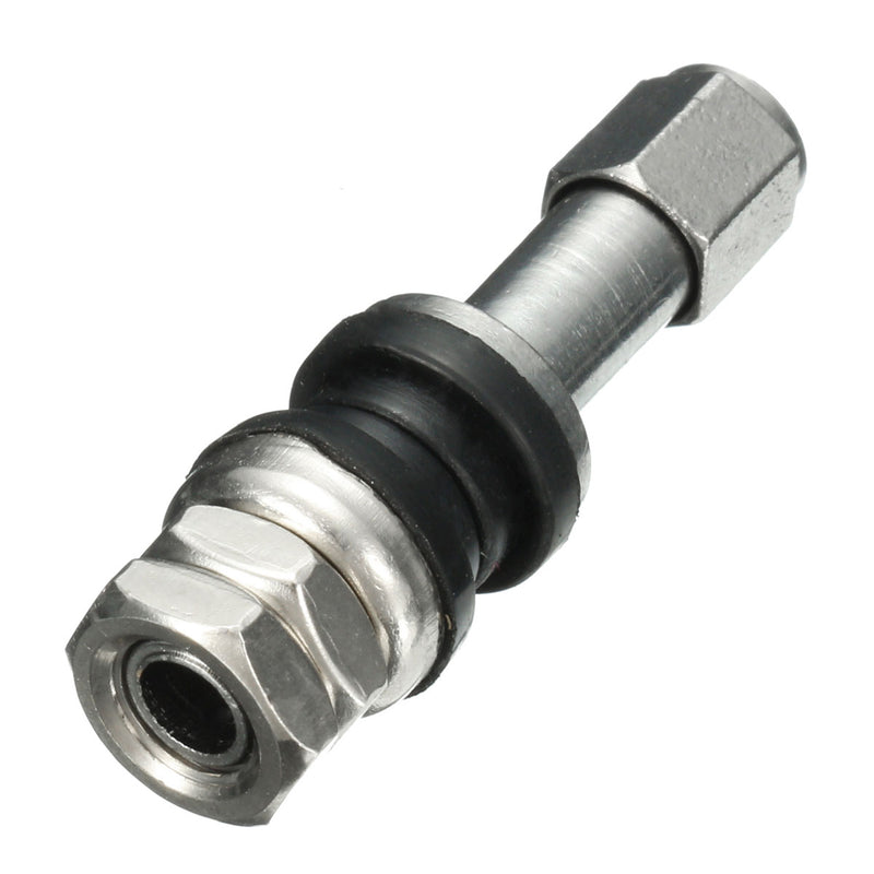 5X Universal TR43E Metal Clamp-in Tubeless Tyre Tire Wheel Schrader Valve Stem