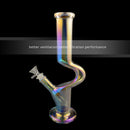 C Type Fancy Water Bottle Pipe Beaker Glass Joint Pipes Bubblers for Smoking Recycler T obacco Water H ookah Pen